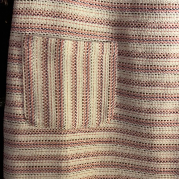 LOFT textured stripe sheath dress - Picture 3 of 5